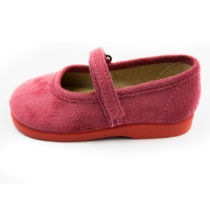 Mercedita burdeos cierre velcro