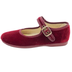 Merceditas terciopelo hebilla pulidines, Koala Kids Palma