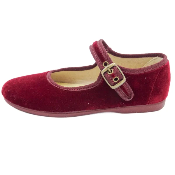 Merceditas terciopelo hebilla pulidines, Koala Kids Palma