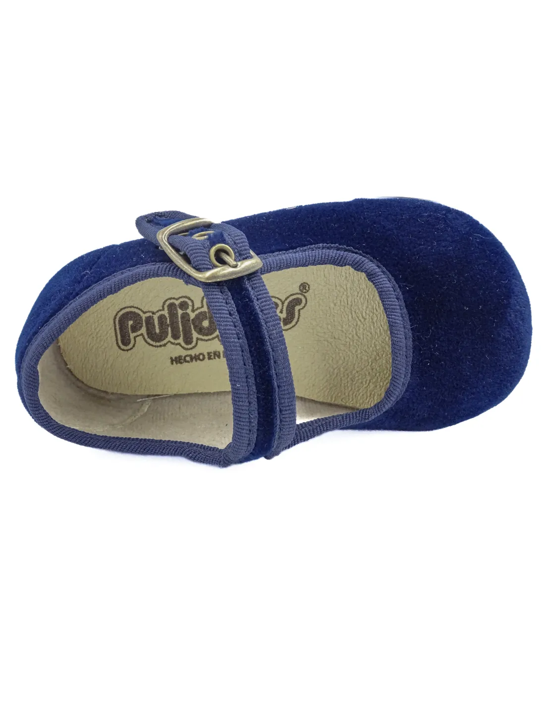 mercedita de terciopelo con hebilla vino. Mercedita terciopelo marino