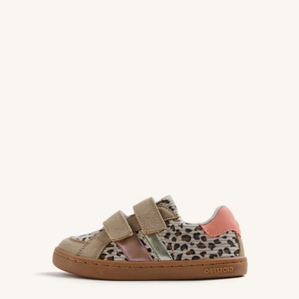 Zapatilla barefoot con estampado de leopardo y detalles metalizados modelo Islington