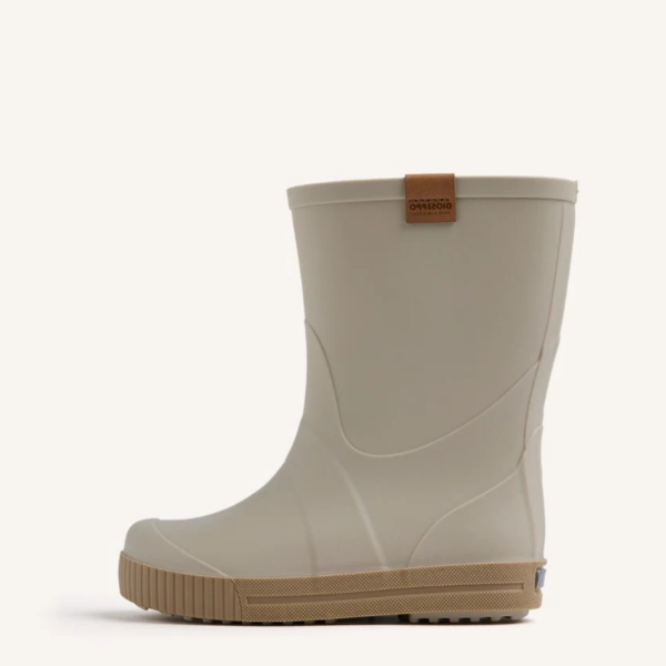 Botas de agua barefoot Gioseppo Barness beig vista latera
